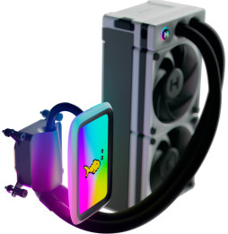 Watercooling liquide AIO RGB HYTE THICC Q60 240 mm (FAN-HYTE-Q60-BW)