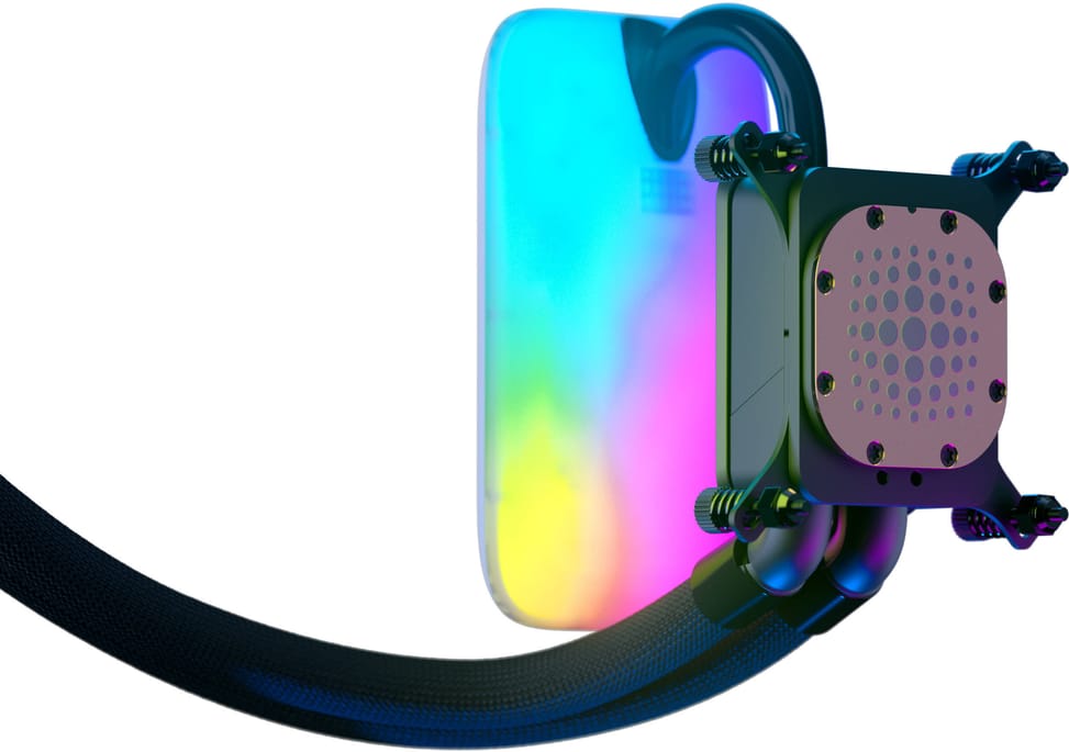 HYTE THICC Q60 240 mm RGB AIO Liquid Cooler (FAN-HYTE-Q60-BW) — image 6