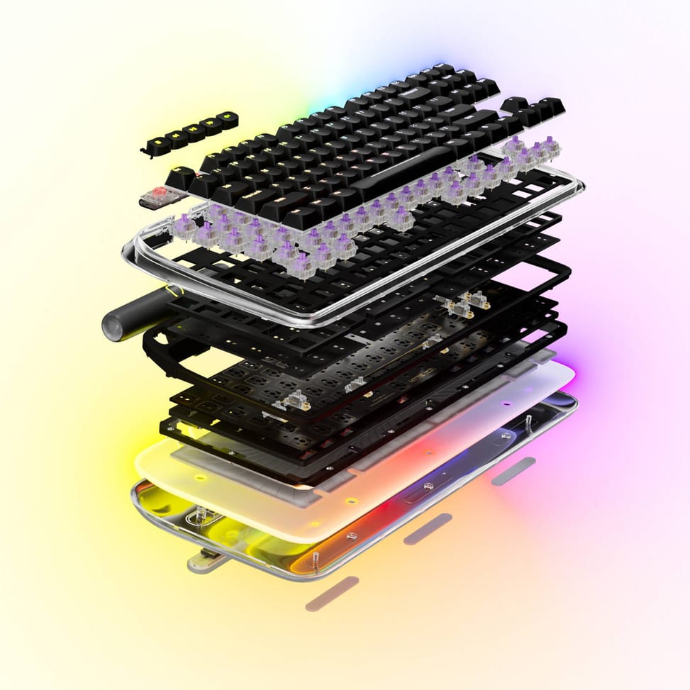 Clavier gaming rétroéclairé mécanique HYTE Keeb TKL(KB-HYTE-KEEB) — image 8