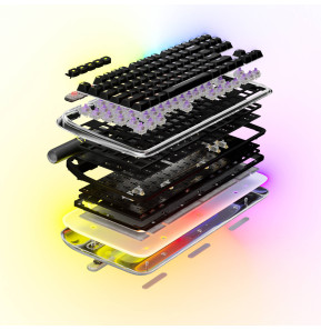 Clavier gaming rétroéclairé mécanique HYTE Keeb TKL(KB-HYTE-KEEB)