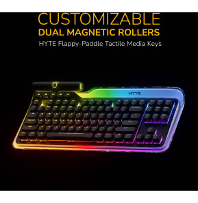 Clavier gaming rétroéclairé mécanique HYTE Keeb TKL(KB-HYTE-KEEB)