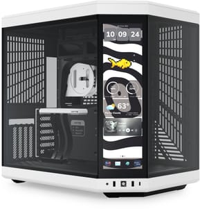 Boîtier PC Gaming HYTE Y70 tactile Infinite Mid-Tower - Panda (CS-HYTE-Y70TTI-WB)