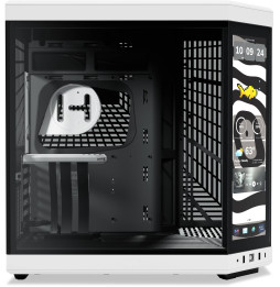 Boîtier PC Gaming HYTE Y70 tactile Infinite Mid-Tower - Panda (CS-HYTE-Y70TTI-WB)