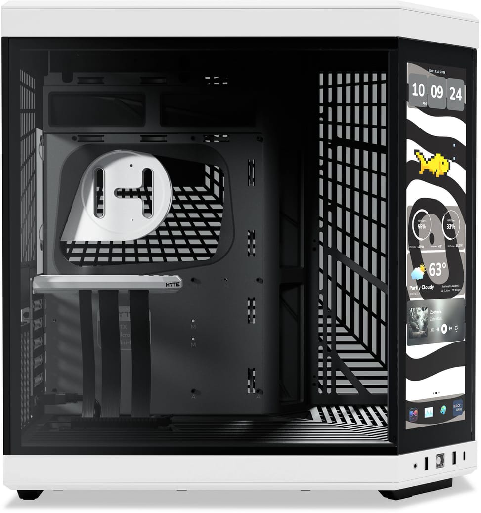 Boîtier PC Gaming HYTE Y70 tactile Infinite Mid-Tower - Panda (CS-HYTE-Y70TTI-WB) — image 7