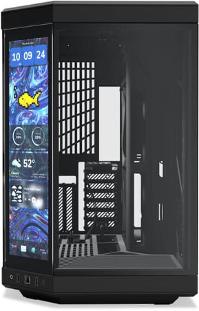 Boîtier PC Gaming HYTE Y70 tactile Infinite Mid-Tower - Noir absolu (CS-HYTE-Y70TTI-BB) — image 2