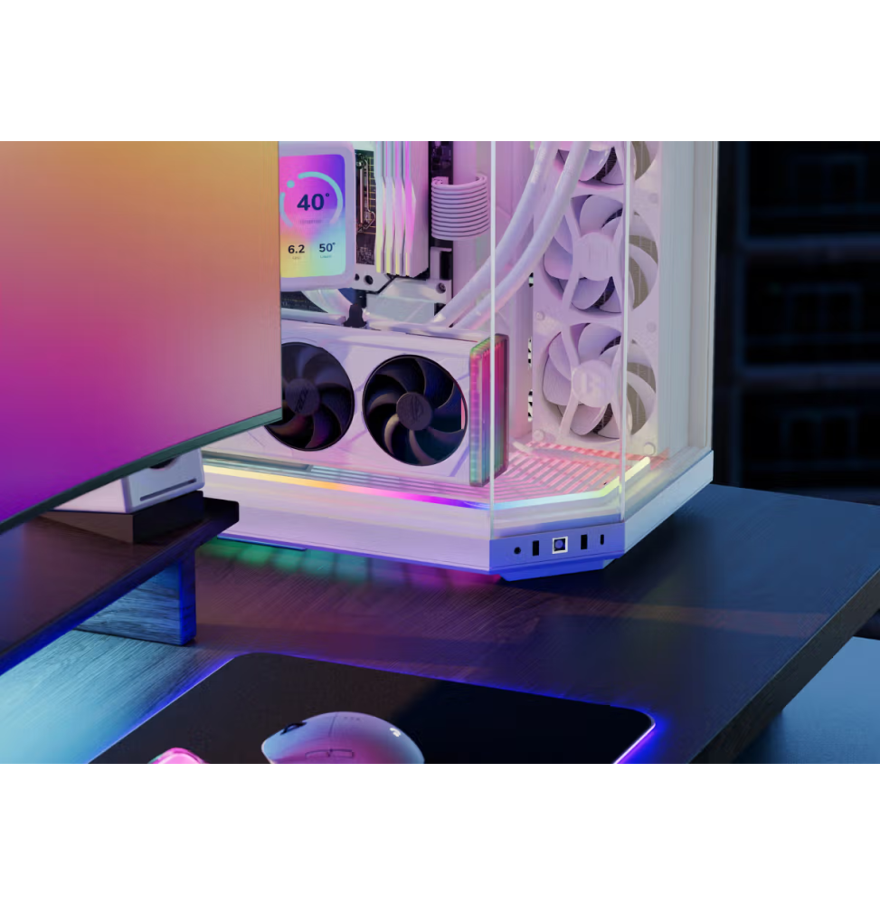 Éclairage numérique fluide HYTE Noodle LN60 - Blanc (ACC-HYTE-LN-60-W)