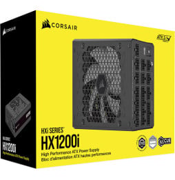 Bloc alimentation Corsair HX1200i, 80 PLUS Platinum, C14 Version (CP-9020307-EU)