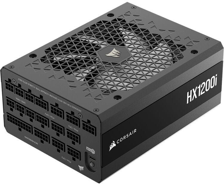 مزود طاقة Corsair HX1200i، 80 PLUS Platinum، إصدار C14 (CP-9020307-EU) — صورة 5