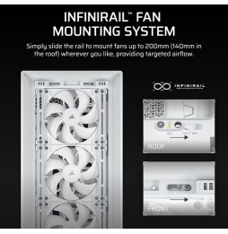 Boîtier PC Gaming Corsair Frame 5000D RS Mid-Tower 4xRS140 Blanc (CC-9011308-WW)