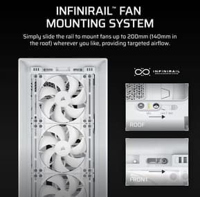 Boîtier PC Gaming Corsair Frame 5000D RS Mid-Tower 4xRS140 Blanc (CC-9011308-WW) — image 5