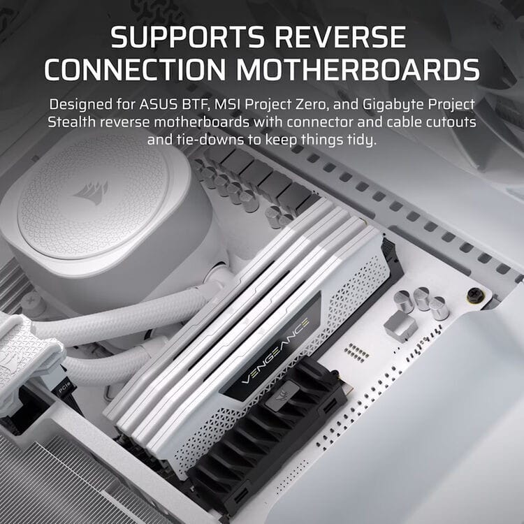 Boîtier PC Gaming Corsair Frame 5000D RS Mid-Tower 4xRS140 Blanc (CC-9011308-WW) — image 6