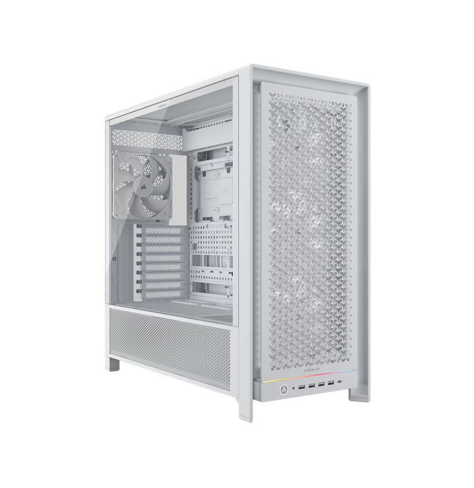 Boîtier PC Gaming Corsair Frame 5000D RS Mid-Tower 4xRS140 Blanc (CC-9011308-WW)