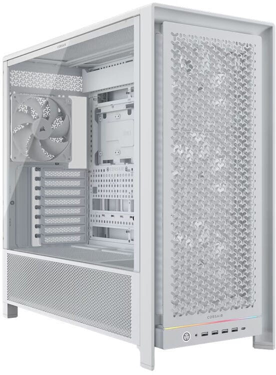 Boîtier PC Gaming Corsair Frame 5000D RS Mid-Tower 4xRS140 Blanc (CC-9011308-WW)
