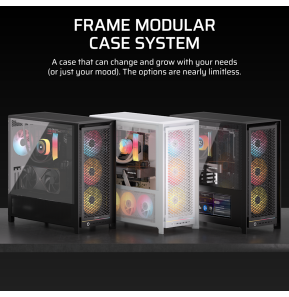 Boîtier PC Gaming Corsair Frame 5000D RS ARGB Mid-Tower Noir (CC-9011309-WW)