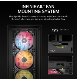 Boîtier PC Gaming Corsair Frame 5000D RS ARGB Mid-Tower Noir (CC-9011309-WW)