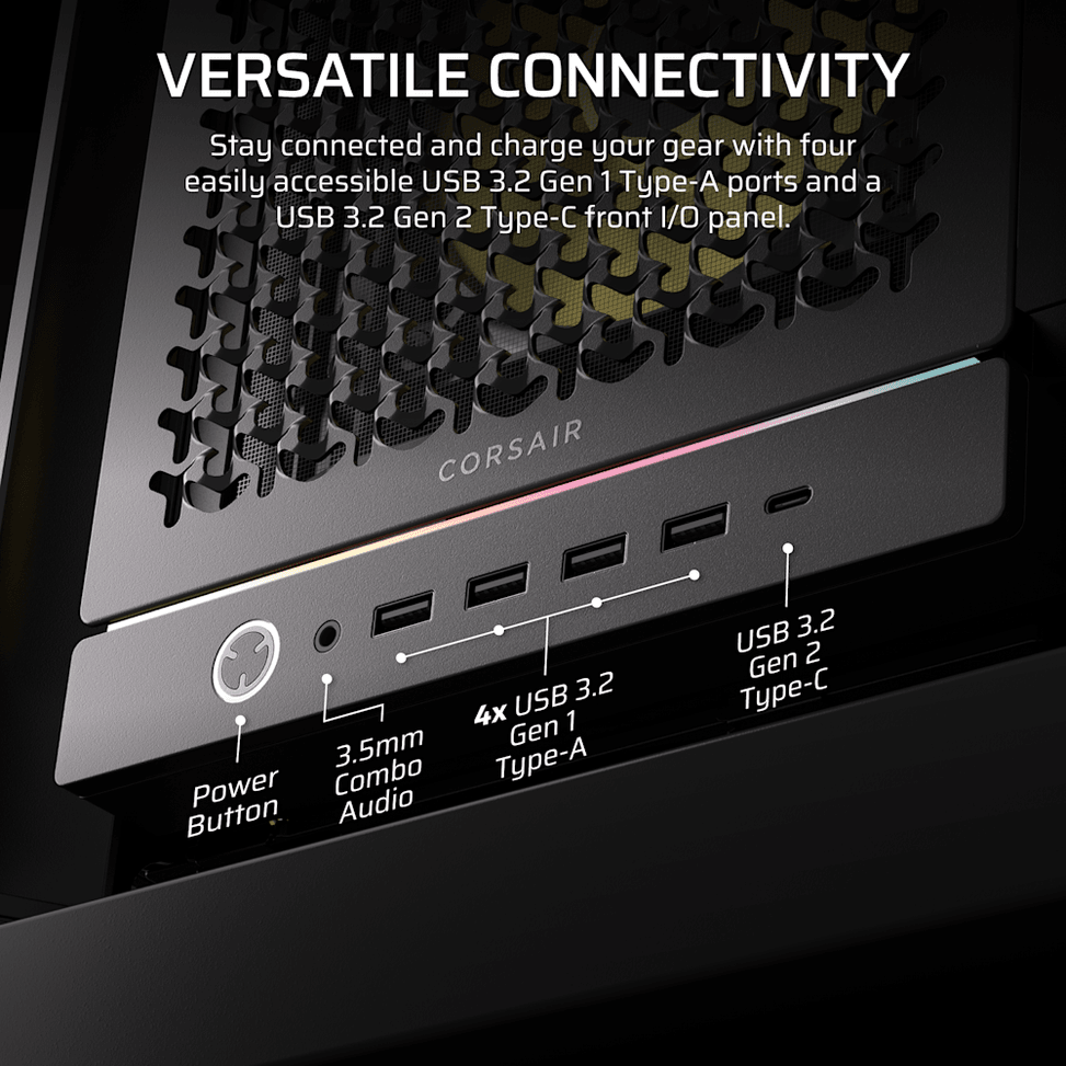 Corsair Frame 5000D RS ARGB Mid-Tower Gaming PC Case Black (CC-9011309-WW) — image 3