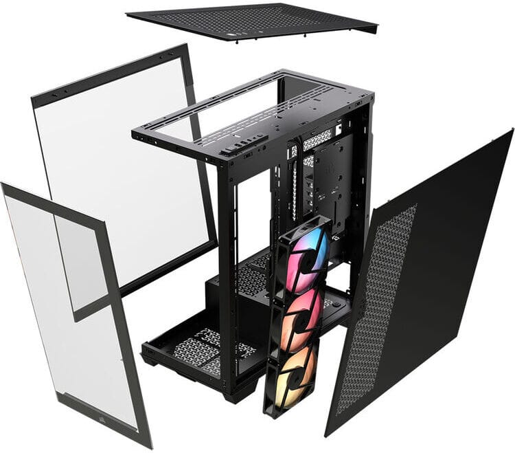 Boîtier PC Gaming Corsair Frame 3500X RS-R ARGB Mid-Tower Noir (CC-9011322-WW) — image 11
