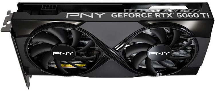 بطاقة رسومية PNY NVIDIA GeForce RTX 5060 Ti 8GB OC Dual Fan (VCG5060T8DFXPB1-O) — صورة 5