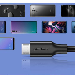 Câble Ugreen USB-A vers Micro USB 2A - 1 mètre (60136)