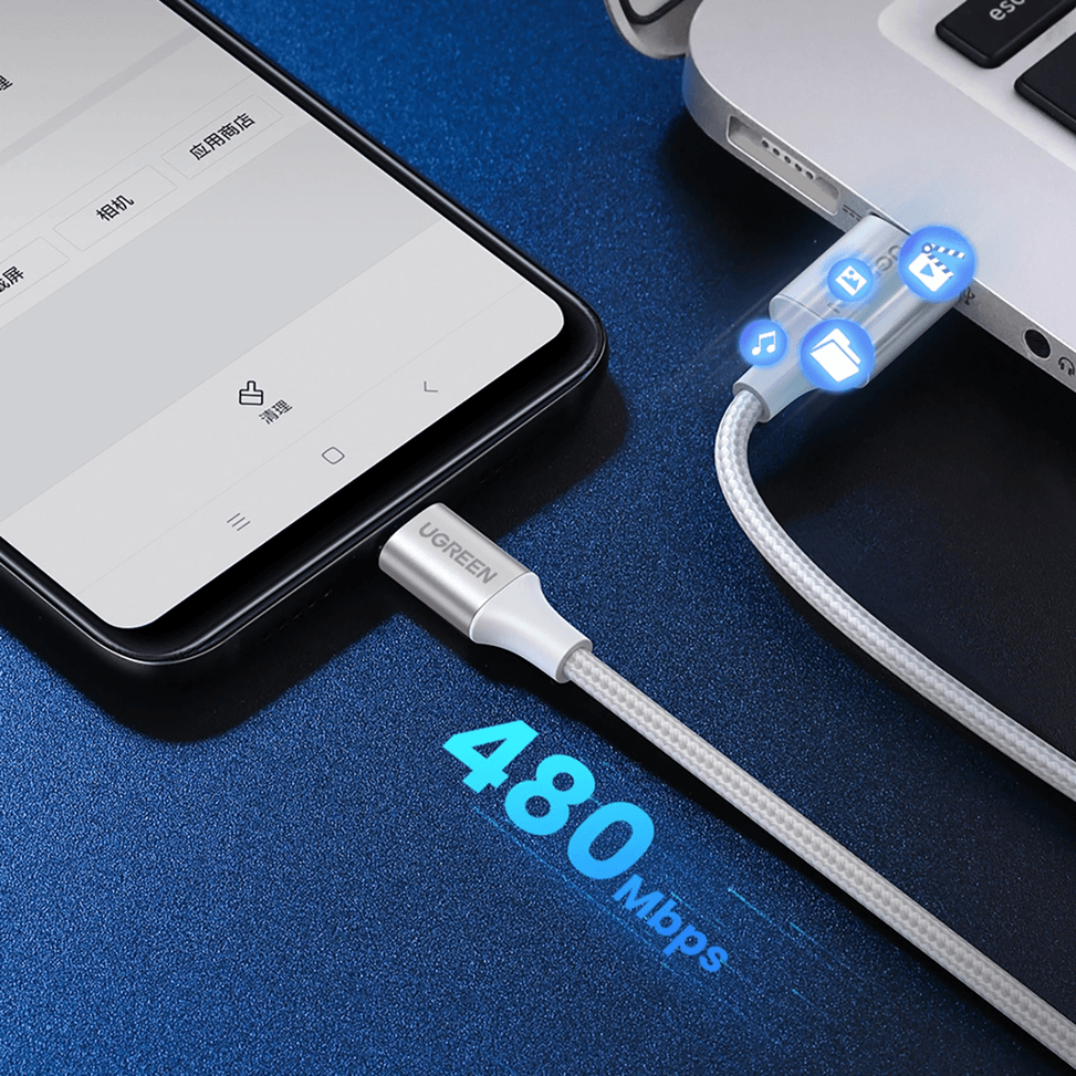 Ugreen USB-A 2.0 to USB-C Cable - 1 metre (60131) — image 3