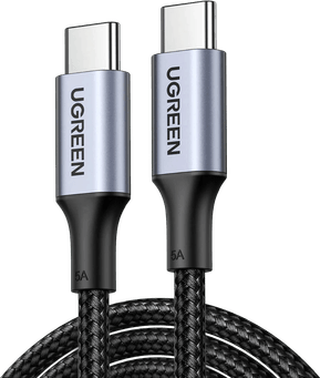 Câble Ugreen USB-C vers USB-C 5A 100W - 1 mètre (70427)
