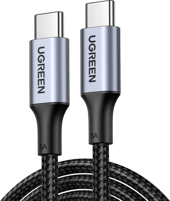 Câble Ugreen USB-C vers USB-C 5A 100W - 1 mètre (70427)