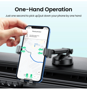 Support téléphone Ugreen Gravity avec Fixation Ventouse (60990B)