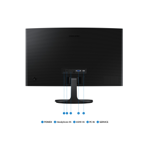 Écran incurvé 24" Samsung Essential S3 S36GD FHD serie D (LS24D362GAMXUE)