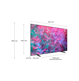Téléviseur Samsung Smart 98" Crystal UHD DU9000 4K serie 9 + Récepteur intégré (UA98DU9000UXMV)