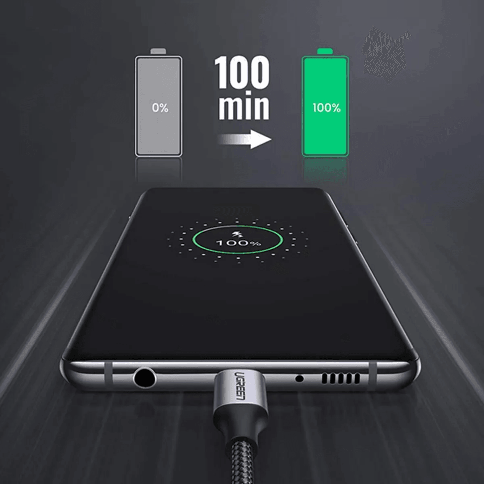 Ugreen USB-A 2.0 to USB-C Cable - 1 metre (60132) — image 3