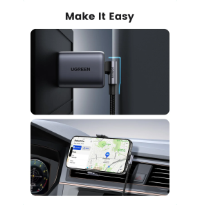Câble Ugreen USB-C vers USB-C 5A 100W - 1 mètre (70643)