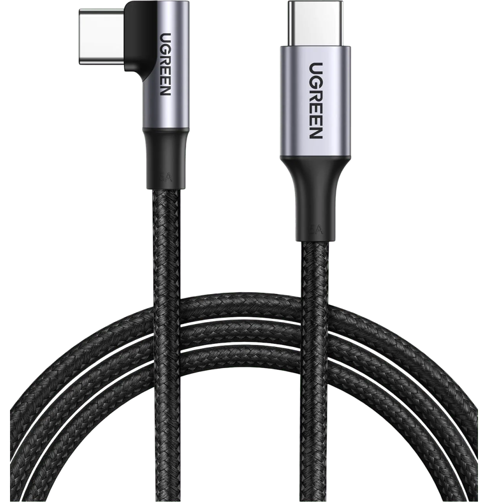 Câble Ugreen USB-C vers USB-C 5A 100W - 1 mètre (70643)