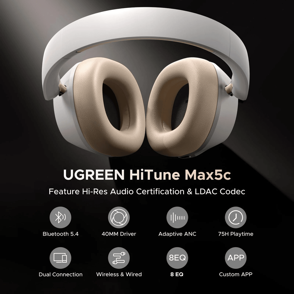 Casque sans fil Ugreen HiTune Max5c Hybrid ANC (35758) — image 6
