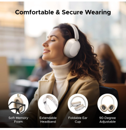 Casque sans fil Ugreen HiTune Max5c Hybrid ANC (35758)
