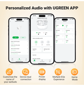 Écouteurs sans fil Ugreen HiTune T3 Pro ANC (35725)