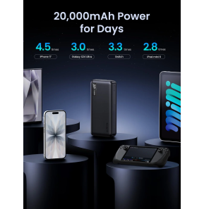 Banque d'alimentation Ugreen 20000 mAh Charge rapide de 22,5 W (25683)