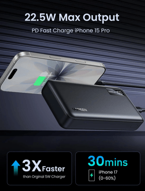 Banque d'alimentation Ugreen 20000 mAh Charge rapide de 22,5 W (25683) — image 3