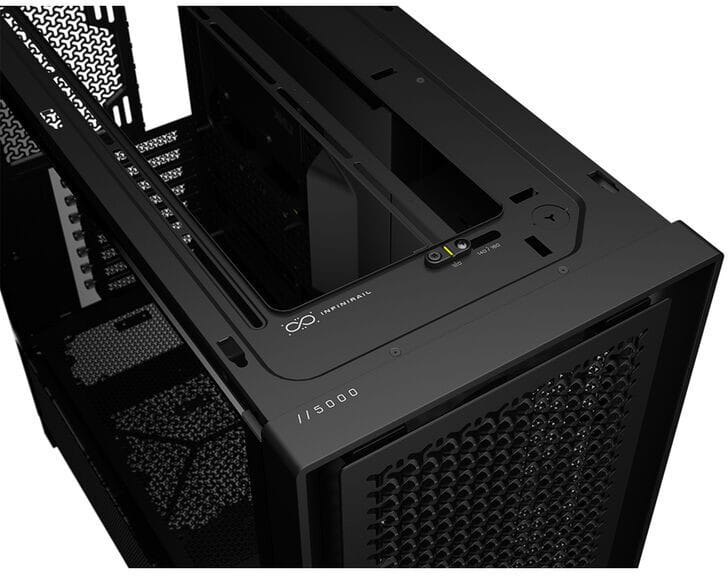 صندوق حاسوب للألعاب Corsair Frame 5000D RS (4xRS140) Mid-Tower أسود (CC-9011307-WW) — صورة 14