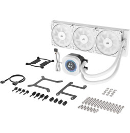 Refroidissement CPU Corsair Watercooling NAUTILUS 360 RS LCD Blanc (CW-9061034-WW)