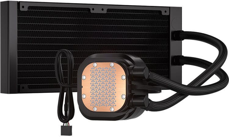 نظام تبريد مائي للمعالج Corsair NAUTILUS 240 RS LCD أسود (CW-9061031-WW) — صورة 4