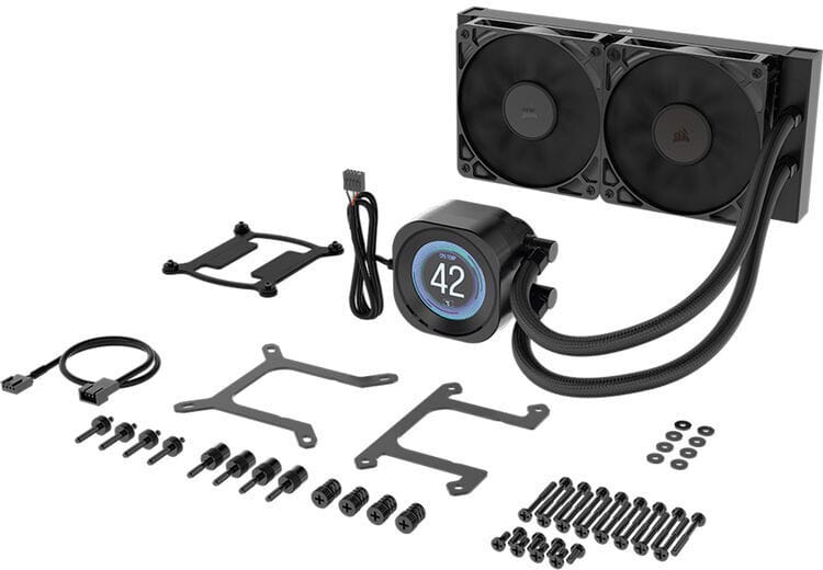Refroidissement CPU Corsair Watercooling NAUTILUS 240 RS LCD Noir (CW-9061031-WW) — image 9