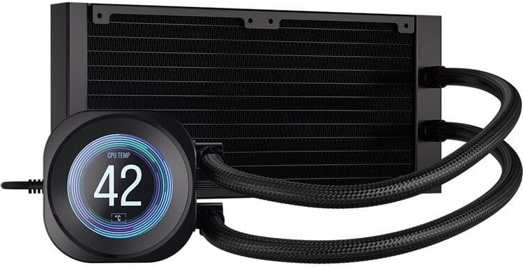 Refroidissement CPU Corsair Watercooling NAUTILUS 240 RS LCD Noir (CW-9061031-WW) — image 3