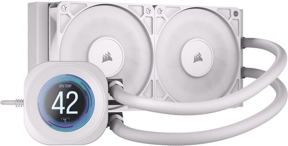 Refroidissement CPU Corsair Watercooling NAUTILUS 240 RS LCD Blanc (CW-9061032-WW)