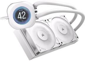 Refroidissement CPU Corsair Watercooling NAUTILUS 240 RS LCD Blanc (CW-9061032-WW) — image 2