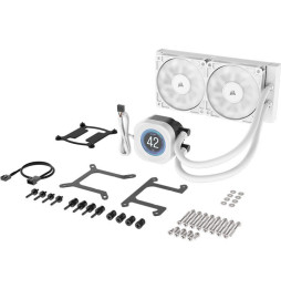 Refroidissement CPU Corsair Watercooling NAUTILUS 240 RS LCD Blanc (CW-9061032-WW)
