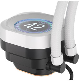 Refroidissement CPU Corsair Watercooling NAUTILUS 240 RS LCD Blanc (CW-9061032-WW)