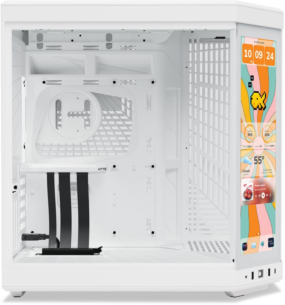 صندوق حاسوب للألعاب HYTE Y70 Infinite Mid-Tower باللمس (CS-HYTE-Y70TTI-WW) — صورة 3