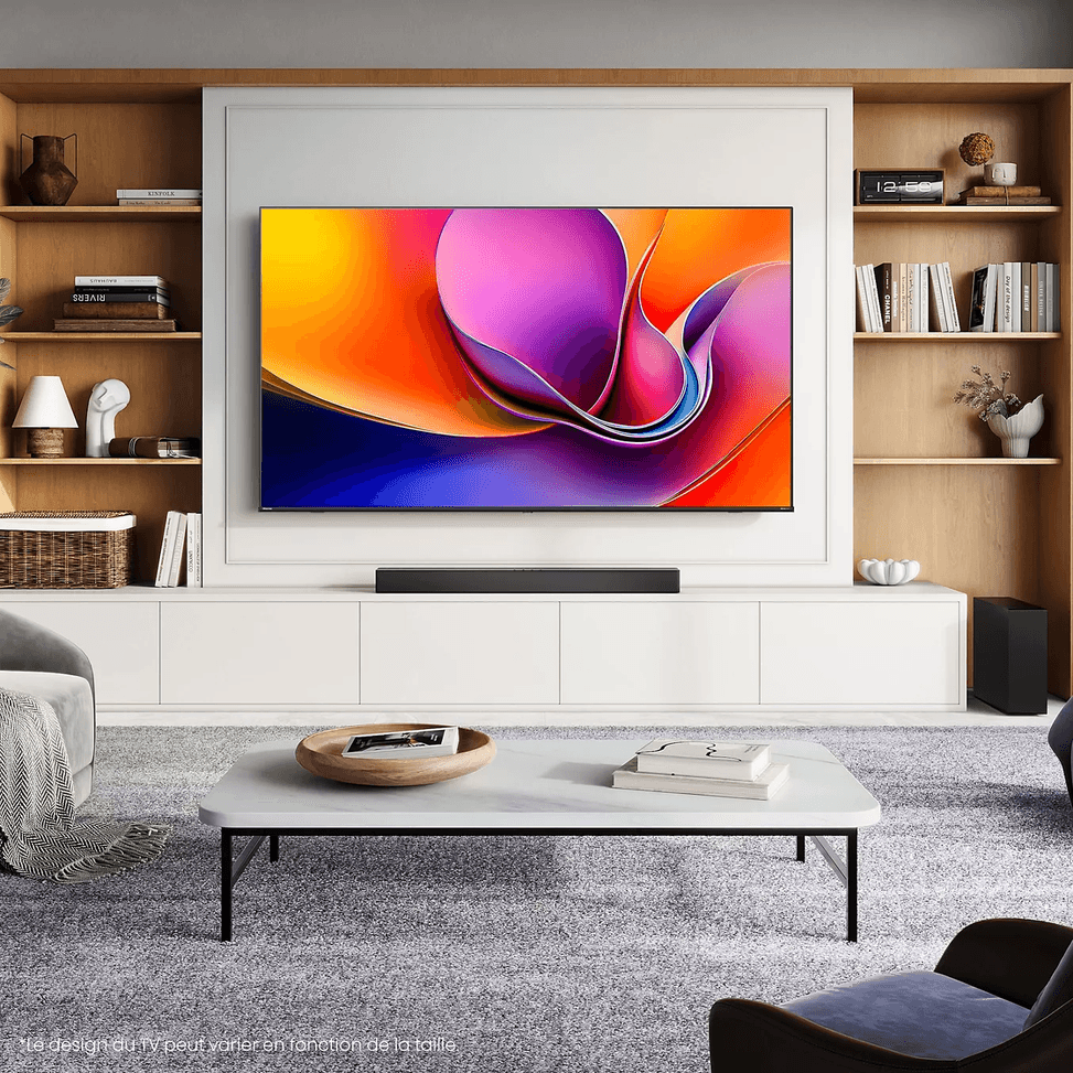 Téléviseur Hisense 55" Smart UHD 4K 55A6Q + Récepteur TNT Intégré (HIS55A6Q) — image 2
