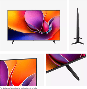Téléviseur Hisense 55" Smart UHD 4K 55A6Q + Récepteur TNT Intégré (HIS55A6Q) — image 3