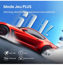 Téléviseur Hisense 55" Smart UHD 4K 55A6Q + Récepteur TNT Intégré (HIS55A6Q)